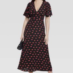 A New Day MIDI Maxi dress Flutter Wing Size 6 & 8