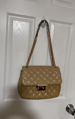 Michael Kors Quilted Patent Leather Sloan Bag.