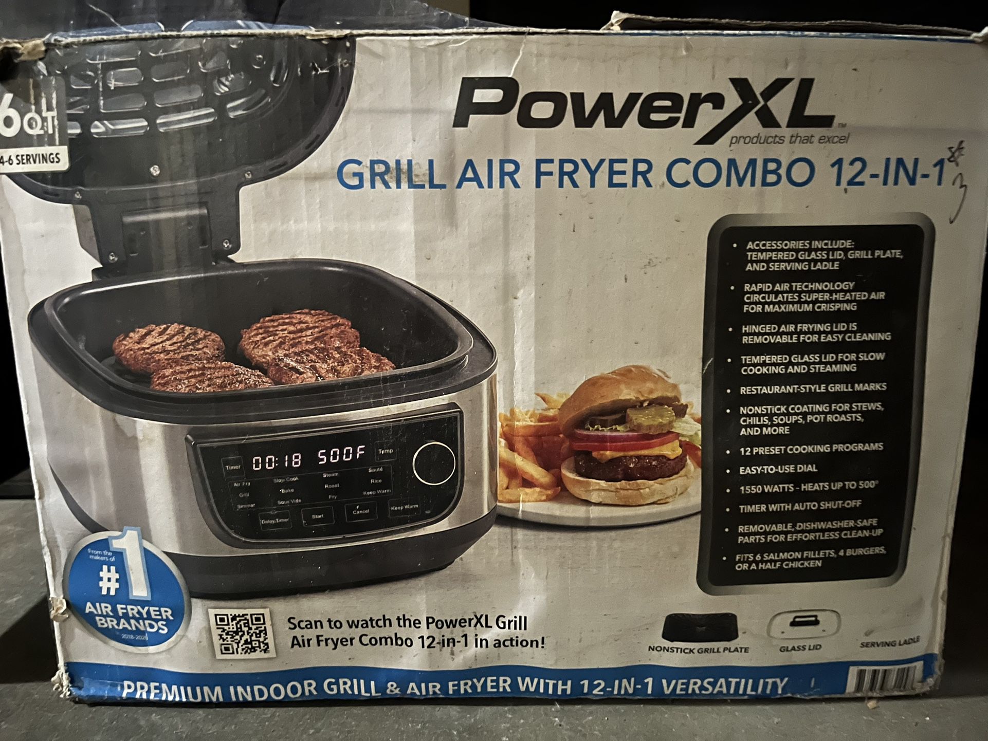 Power Xl Grill Air Fryer