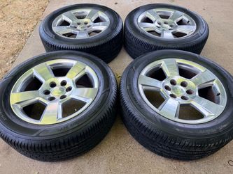 CHROME LTZ CHEVY TAHOE SUBURBAN SILVERADO GMC WHEELS 20 INCH