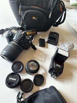 Camera Nikon D7000 - Excellent condition - flash + Tripod + Extra Lens + Bag +