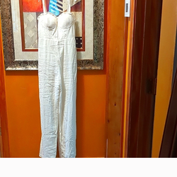 MAJORELLE Elegant Cream Jumpsuit