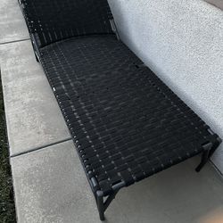 Two Restoration Hardware Outdoor Patio Chairs