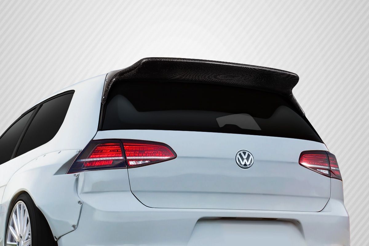 2015-2021 Volkswagen Golf / GTI Carbon Creations TKO RBS Roof Wing Spoiler - 1 Piece (s)