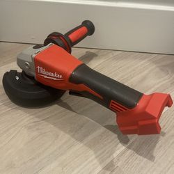 M18 18V Lithium-Ion Brushless Cordless 4-1/2 in./5 in. Grinder w/Paddle Switch (Tool-Only)