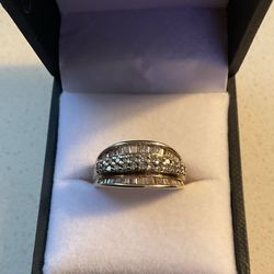 10kt unisex diamond ring
