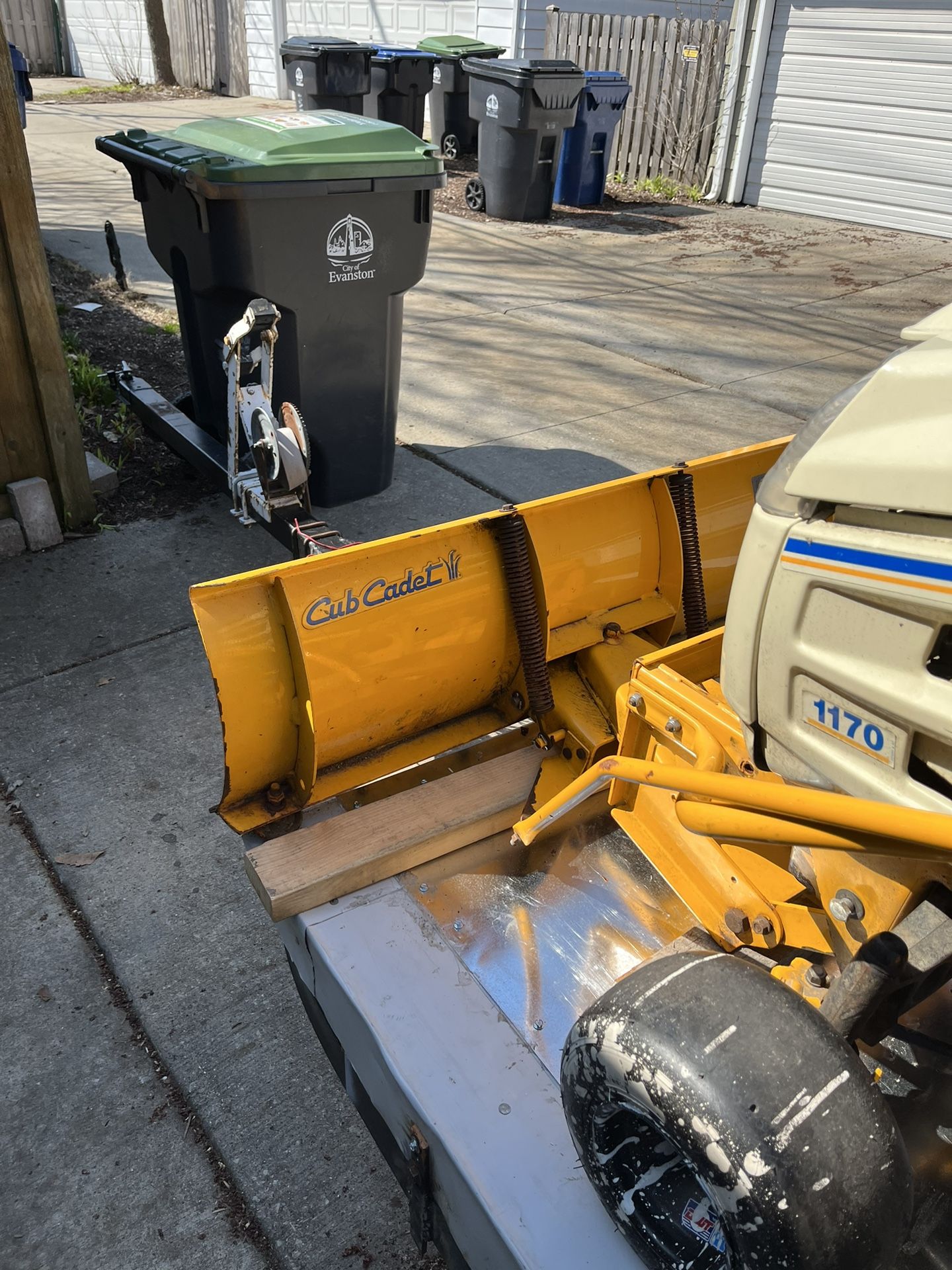 Cub Cadet , 1170 Rider , Deck , Plow for Sale in Evanston, IL OfferUp