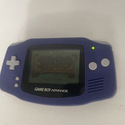 Nintendo Game Boy Advance Purple Console AGB-001 Working