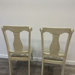Dining Chairs(2) Beige Color