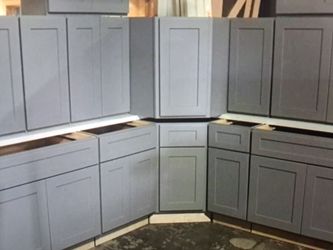 Gray Kitchen Cabinets