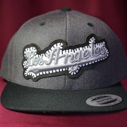 SnapBack Cap with LA Leather Embroidered 3D Patch