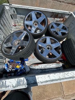22 in chrome rims