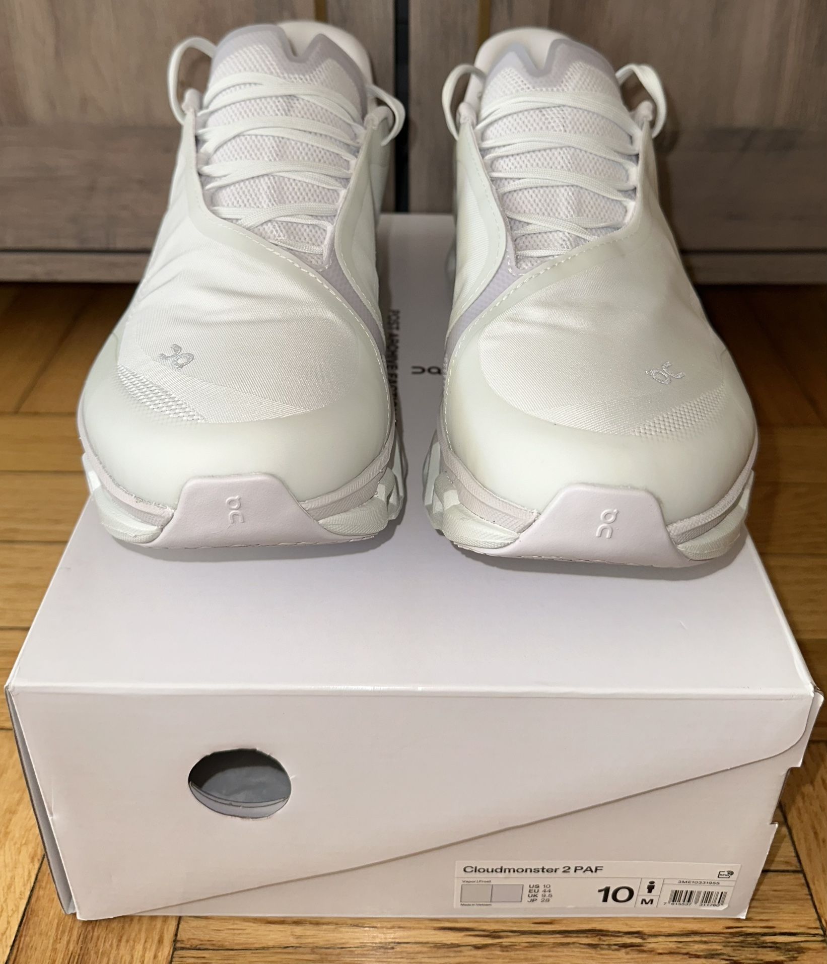 New Men’s On Cloudmonster Post Archive Faction (PAF) Vapor Frost (3ME10331955) Sz. 10 US Sneakers