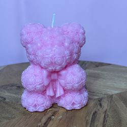 Bear Scented Candle Available In 2 Colors 