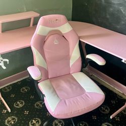 L-shaped Desk And Chair Set 