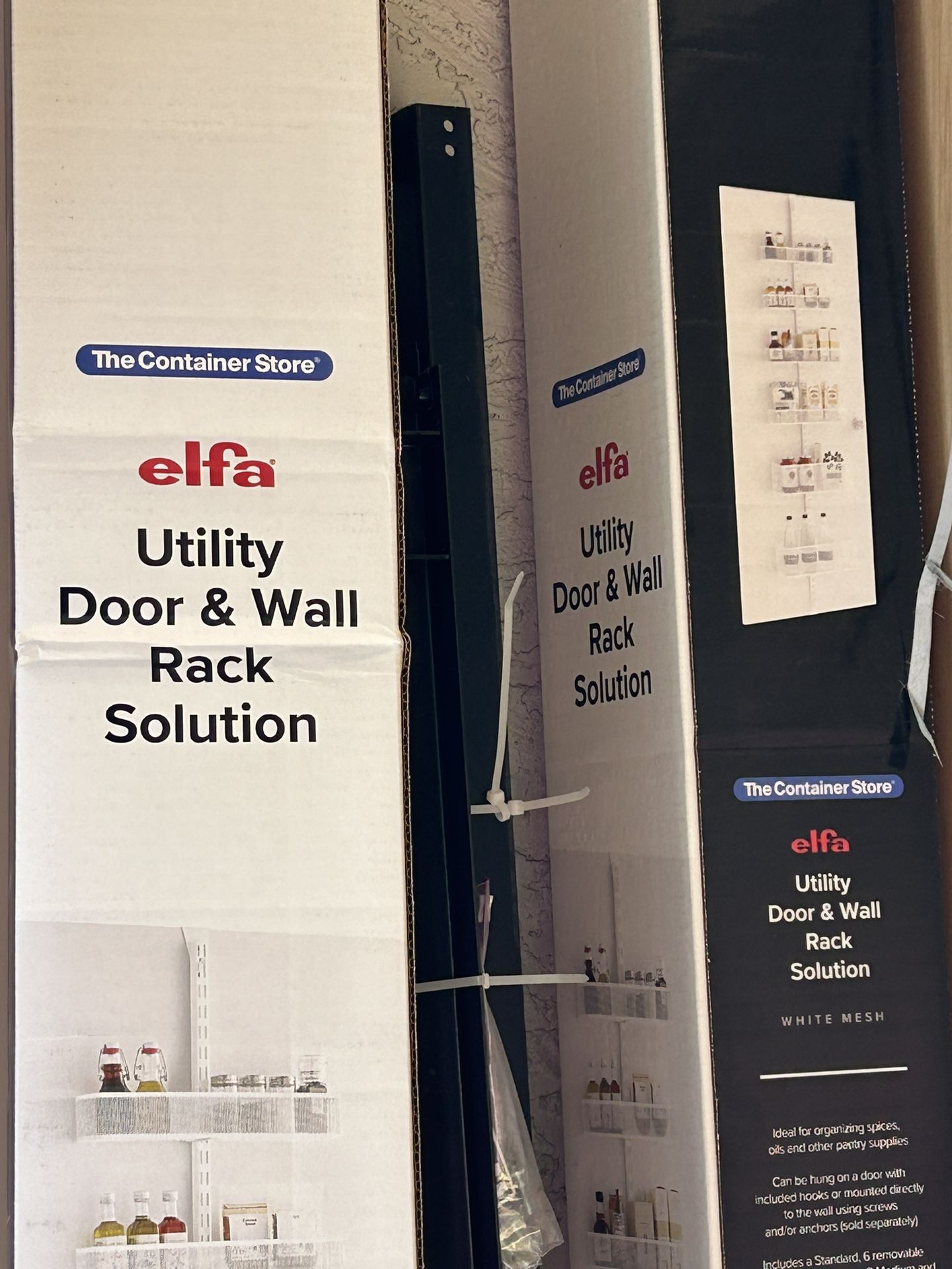 Elfa Utility Door and Wall Rack