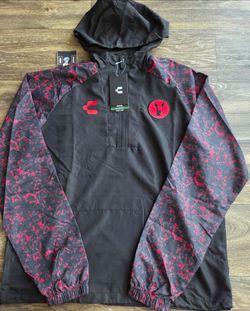 Charly Club Tijuana Xolos Futbol Soccer Lightweight Windbreaker Jacket Mens Size XS