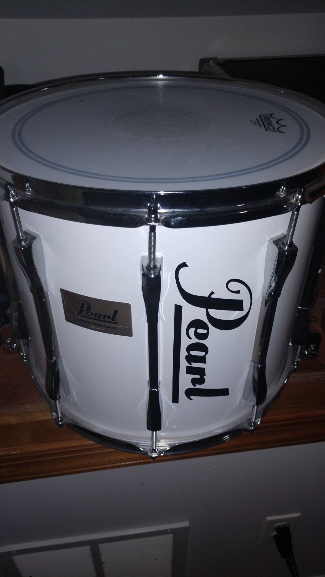 Pearl marching snare drum