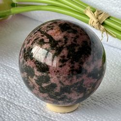 Rhodonite Sphere