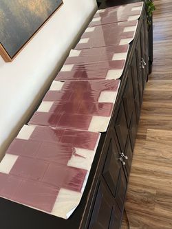 Subway glass tiles