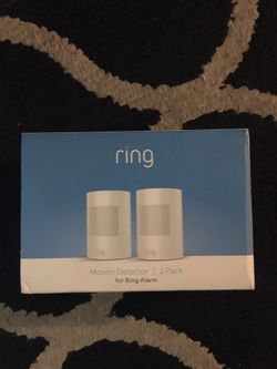 Ring motion sensor daul pack read profile