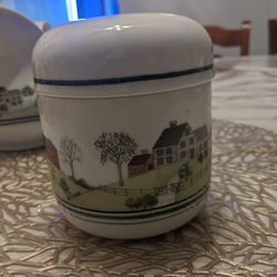 Vintage Danube White Porcelain 5 .5 1978 Estee Lauderer
