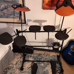9 Piece Electric Drum Set 
