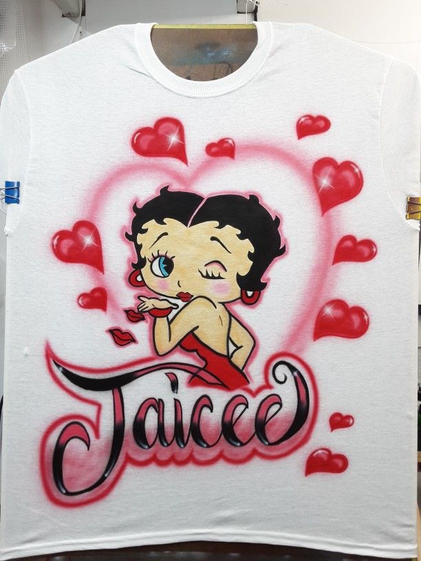 Airbrush T-shirt Designs/Betty Poo 