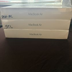 (3) MacBook Air, 13", Model A1466, 13.3/ 1.8GHz/ 8gb/ 128gb, S/N: FVHW3DQ3J1WK