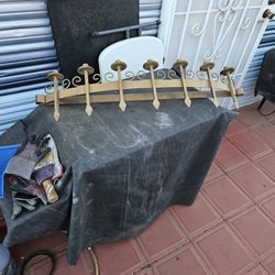 Heavy Gauge Metal Candle Holder