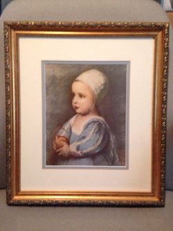 Vintage framed picture.