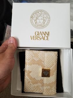Authentic Versace Snake Skin Wallet