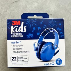 Brand New - 3M Kids Hearing Protection (use For Fireworks, Concerts)