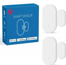 Door Sensor Compatible With Smart things, Alexa, Home Assistant (Zigbee Hub Required)