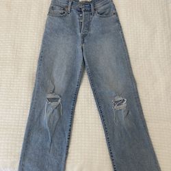 Women’s Levi’s Straight Ankle Jeans 
