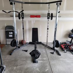 Smith System Bench And Weights
