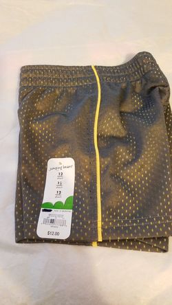 TODDLER BOYS MESH SHORTS 12 MONTH GRAY BRAND NEW