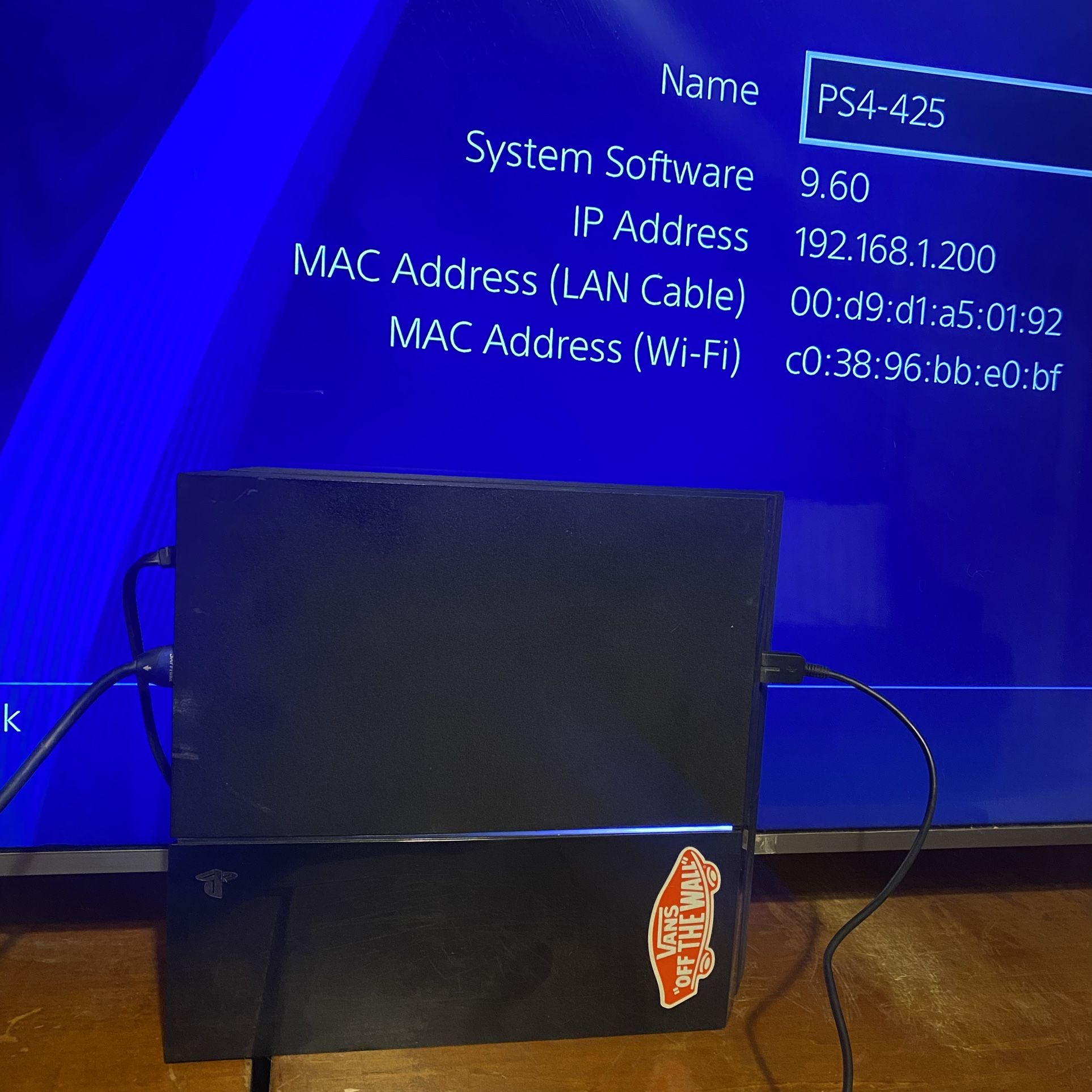 PS4 1st Gen CUH-1115A 500GB Firmware 9.60