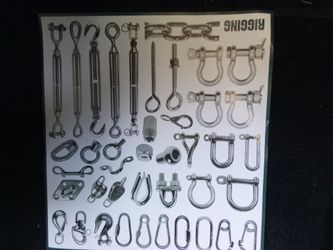 Stainless Steel Accessories Fittings and Rigging