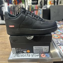 SUPREME AIR FORCE 1 BLACK