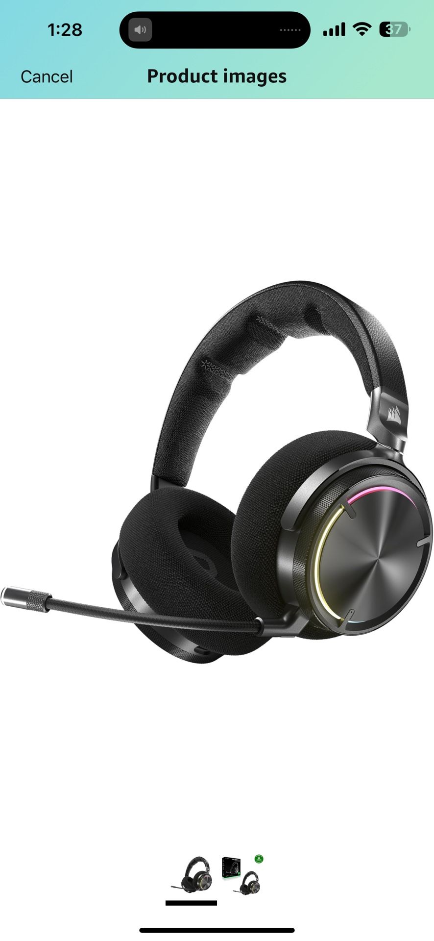 Corsair Virtuoso MAX Wireless Gaming Headset for Xbox – Dolby Atmos, 2.4GHz Wireless, Bluetooth, On-Ear Controls, Noise Cancelling, Omni-Directional M