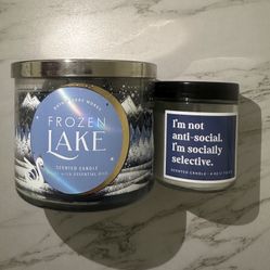 Bath and body works candles 