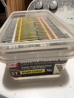 Collated framing nails