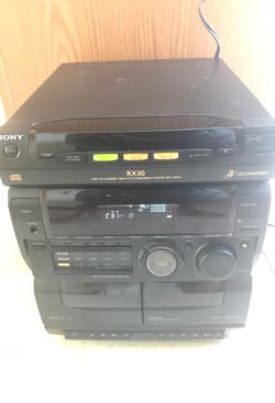 Sony MHC-RX30 CD / Tape Player Radio Receiver Only As-Is