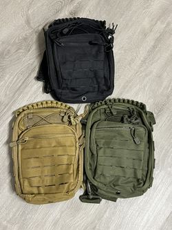 Tactical Crossbody Bags CCW Conceal Carry Shoulder Pack MOLLE