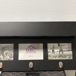 Picture Frame With Key Hooks