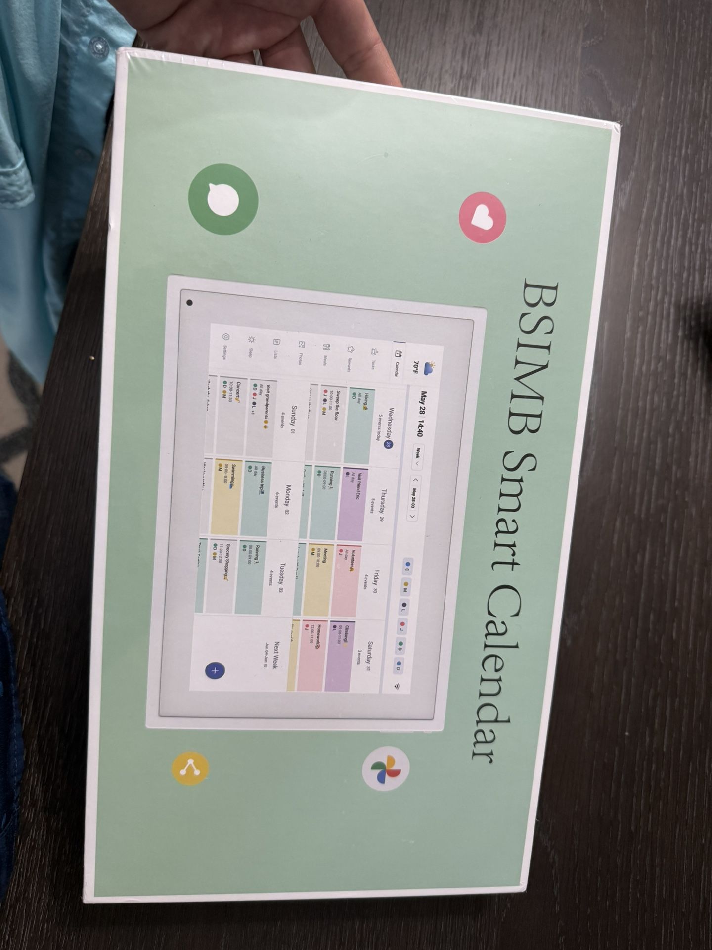 NEW BSIMB 10.1 Inch Digital Calendar