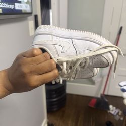 Kids white Air Force 1