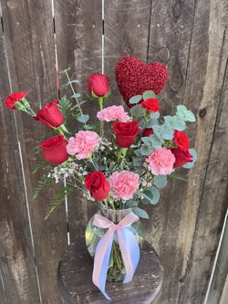 Valentines Day Flower Arrangement 