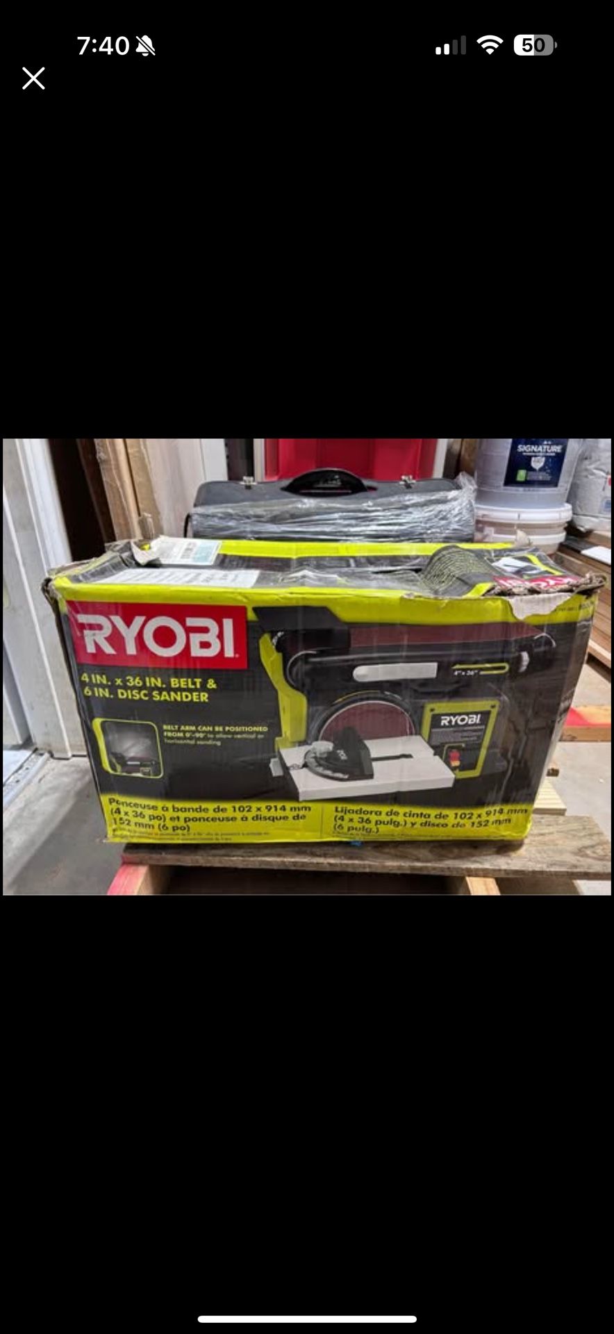 Ryobi Disc Sander 